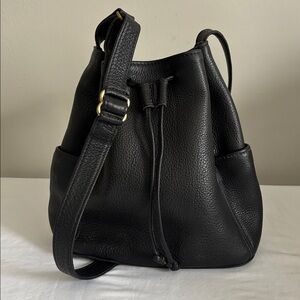 Vintage Coach Leather Drawstring Bucket bag, #4926